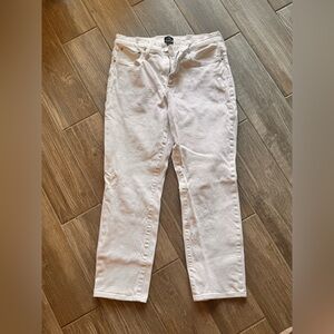 J. Crew Women’s White Stretch Skinny Jeans